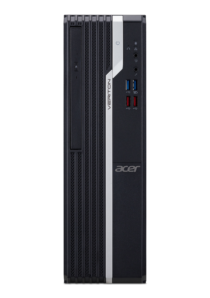 Acer Veriton X VX2660G Intel® Core™ i3 i3-8100 4 GB DDR4-SDRAM 1 TB HDD Windows 10 Pro Desktop PC Black image 1