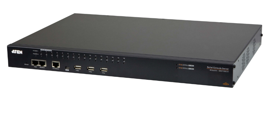 ATEN Altusen SN0132COD - Console server - 32 ports - 1GbE, RS-232 - DC power - 1U