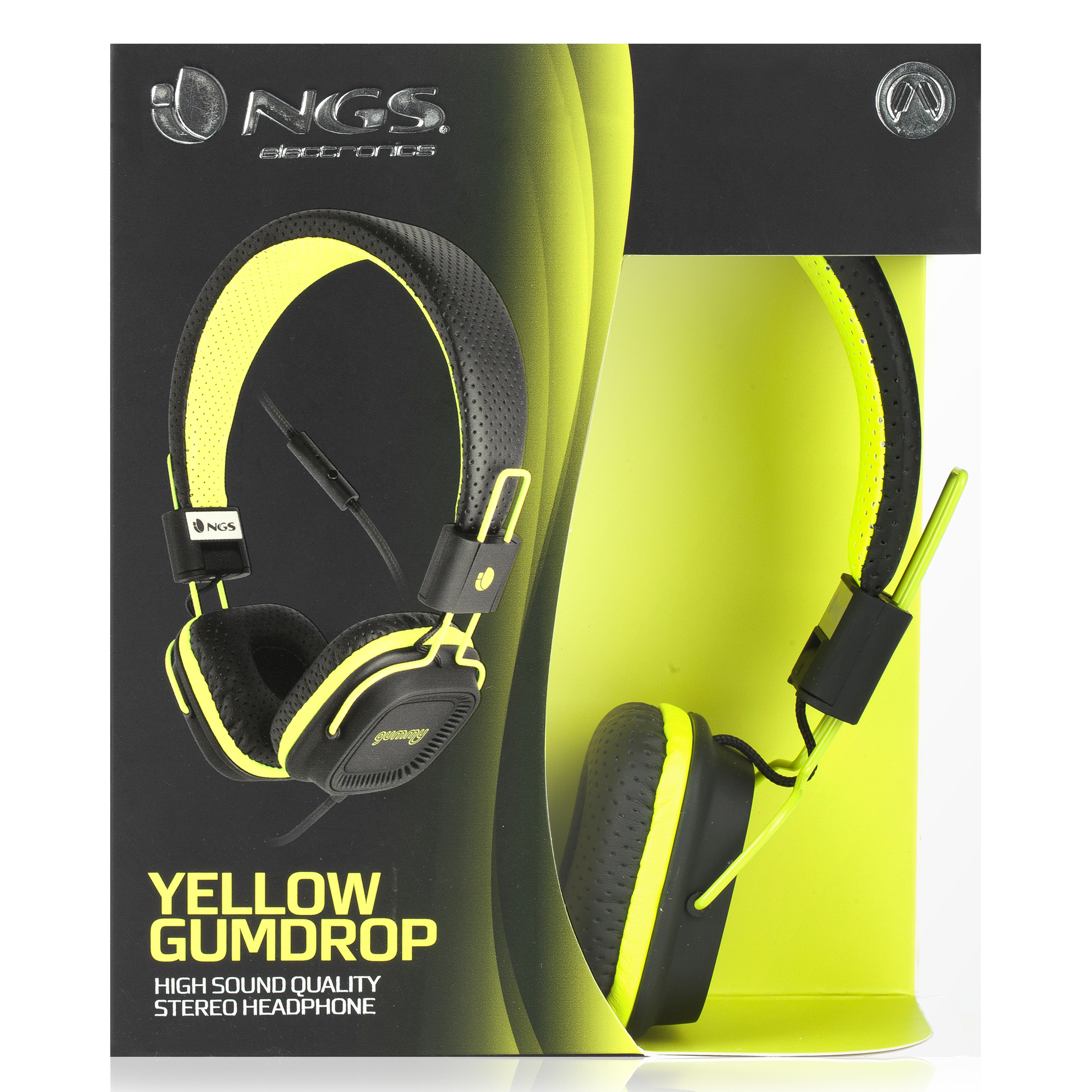 NGS GUMDROPYELLOW Headphones Wired Head-band Yellow – image 8