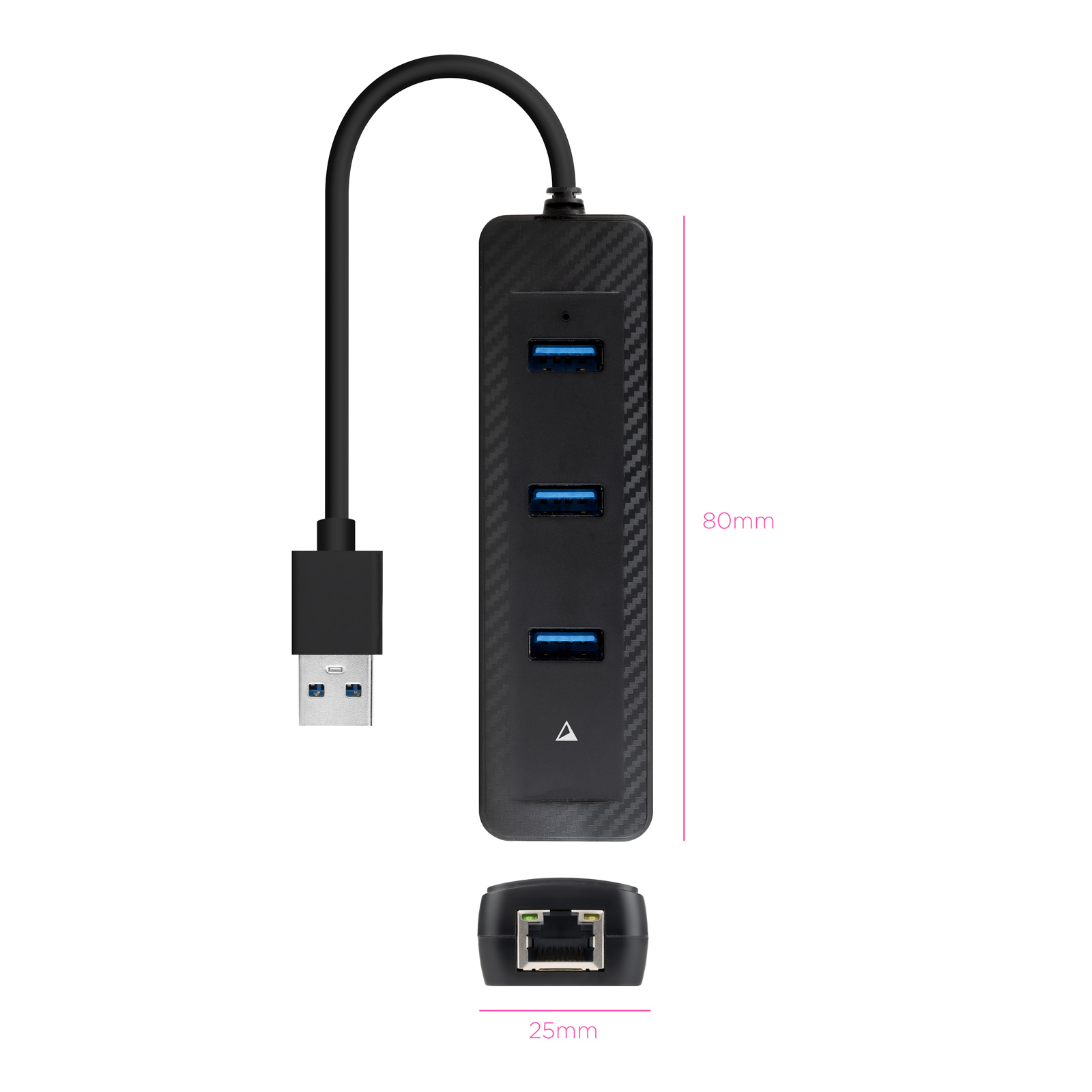 Nanocable 10.16.4604 laptop dock/port replicator Wired USB 3.2 Gen 1 (3.1 Gen 1) Type-A Black – image 2