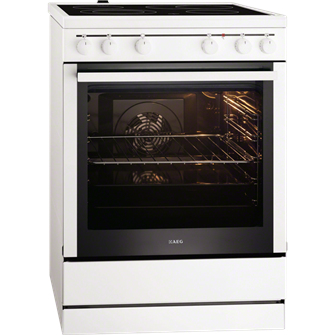 AEG 40006VS-WN Freestanding cooker Electric Ceramic hob White – image 1