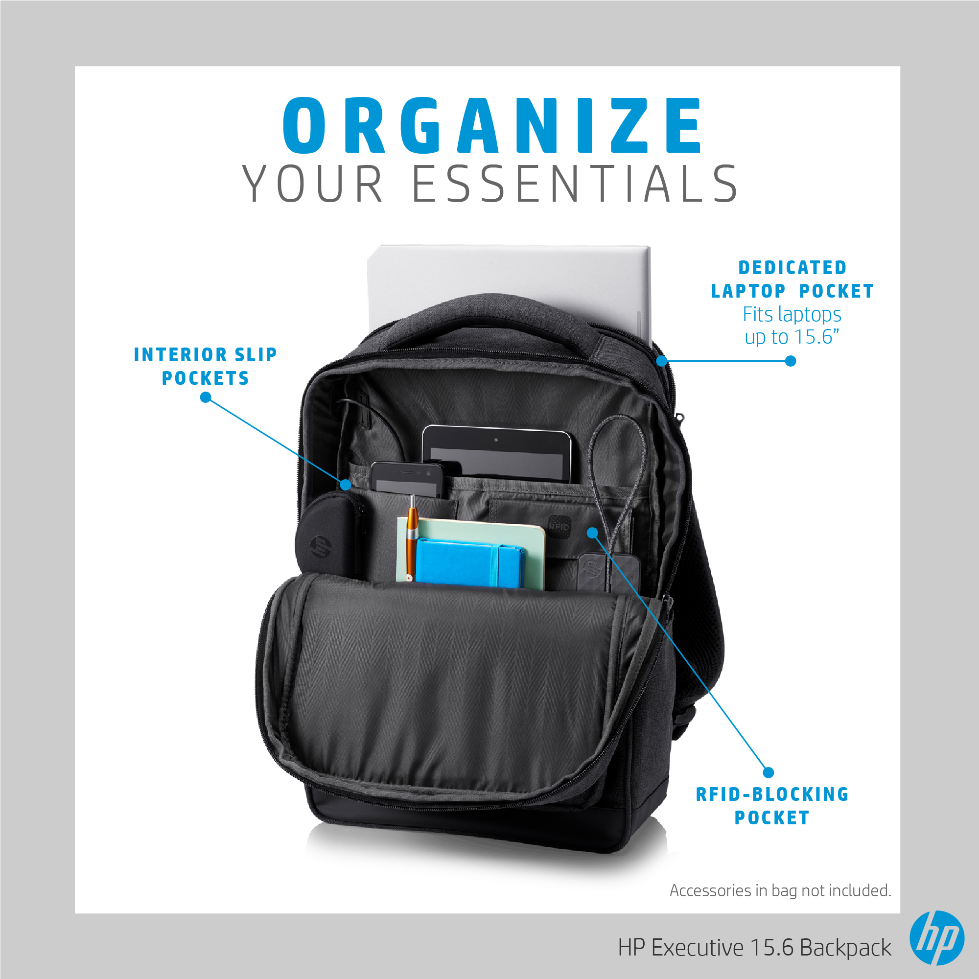 HP Executive 15.6 Backpack – image 7