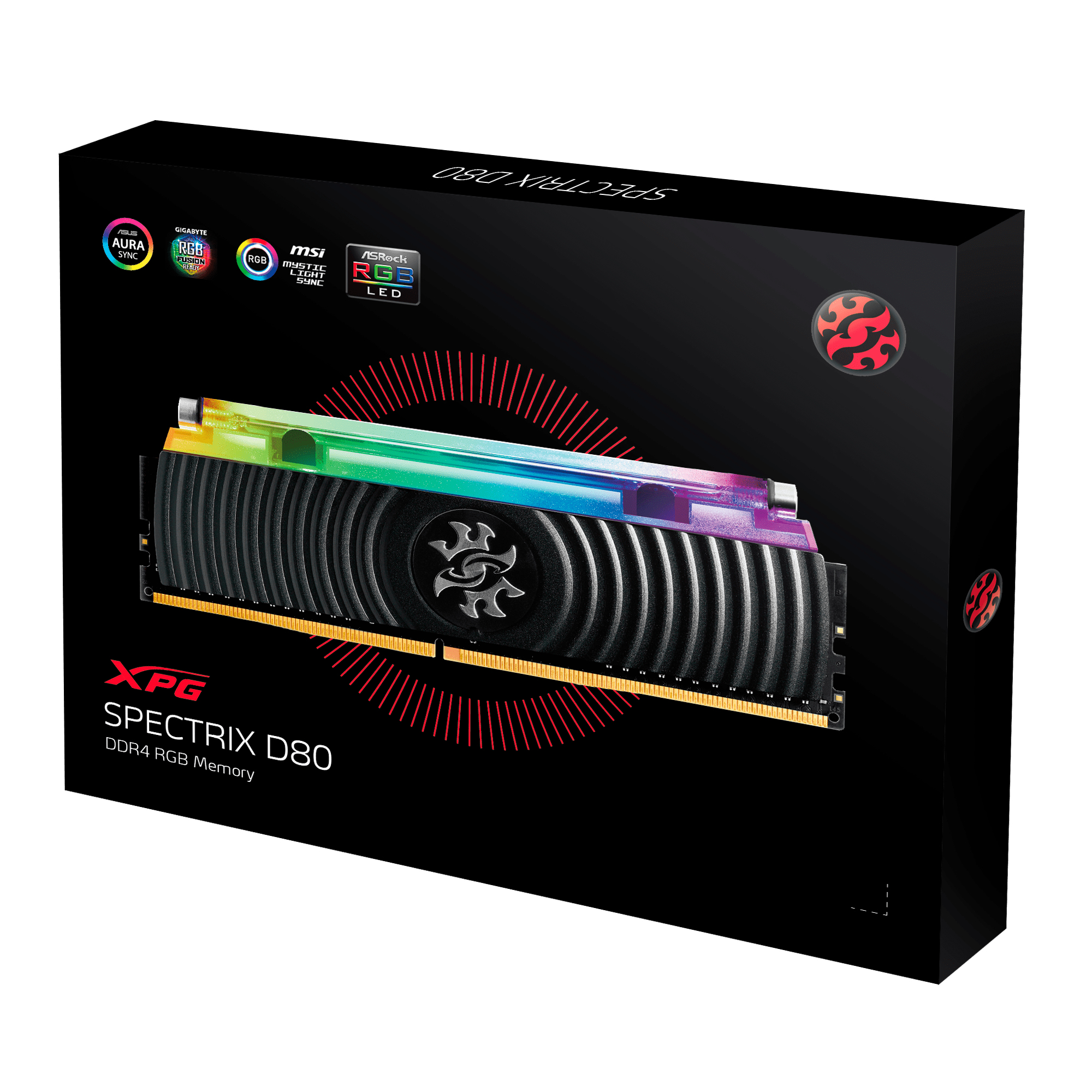 XPG SPECTRIX D80 memory module 16 GB 2 x 8 GB DDR4 288-pin DIMM image 2