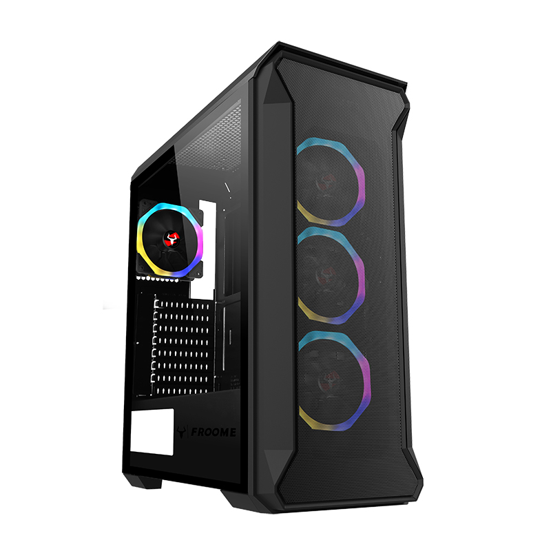 itek FROOME Midi Tower Black image 1
