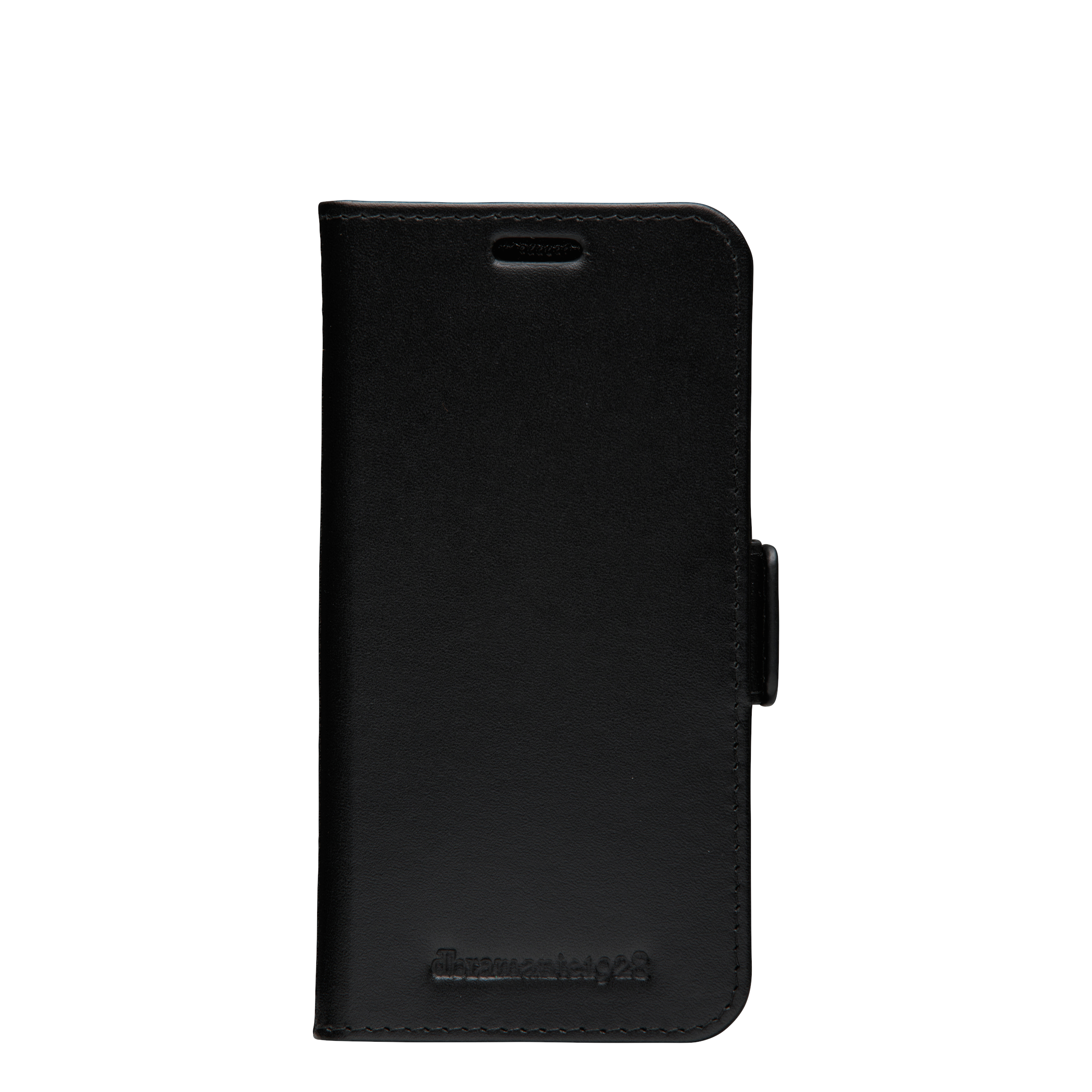 dbramante1928 Copenhagen Slim - Flip cover for mobile phone - full-grain leather - black - for Apple iPhone 12 mini