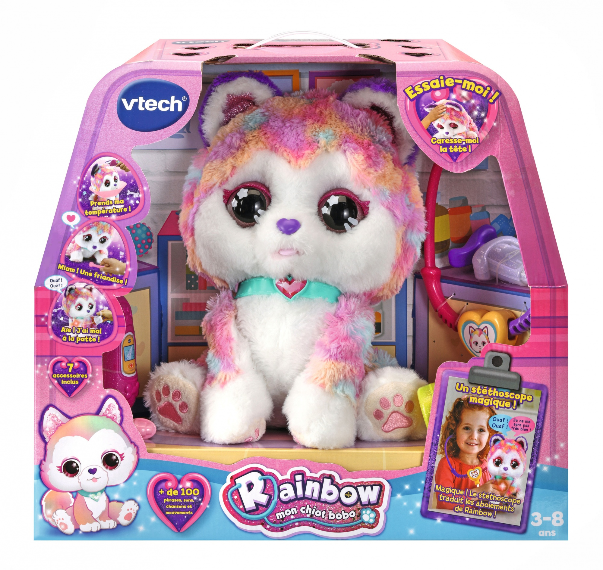 Resim VTech 80-529705 KidiFriends Oyuncak Çok Renkli Kumaş (3-8 Yaş)