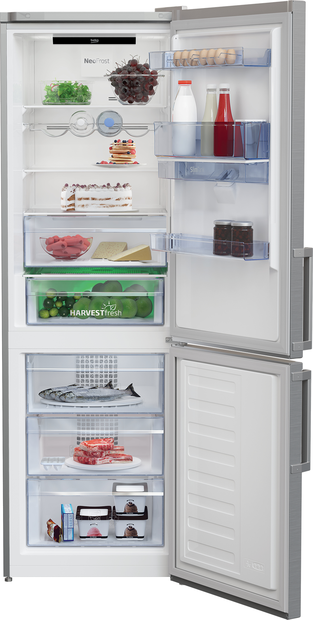 Beko RCNA366E40DZXBN fridge-freezer Freestanding – image 3
