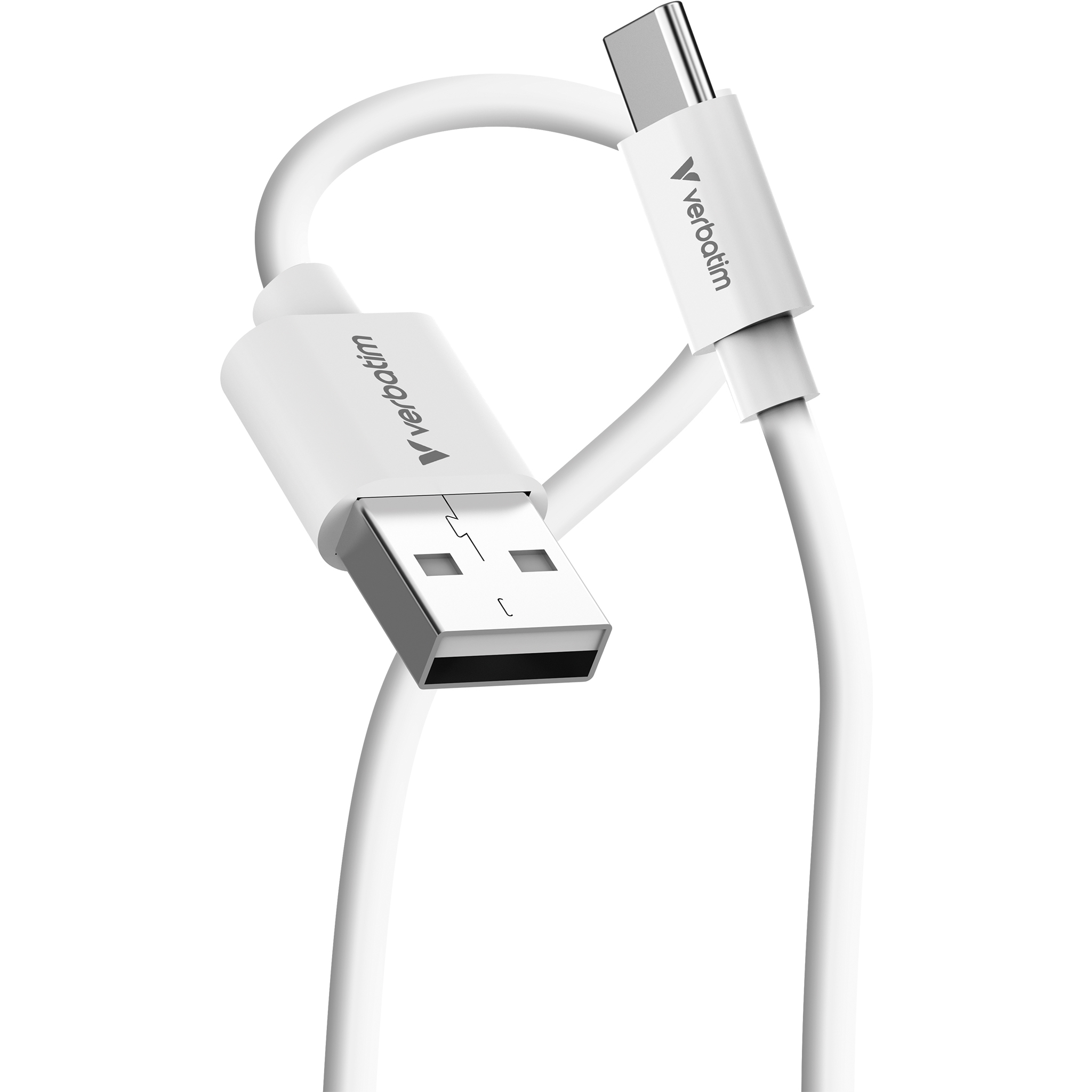 Verbatim Sync & Charge USB-A to USB-C  18W 100cm - 2 Pack