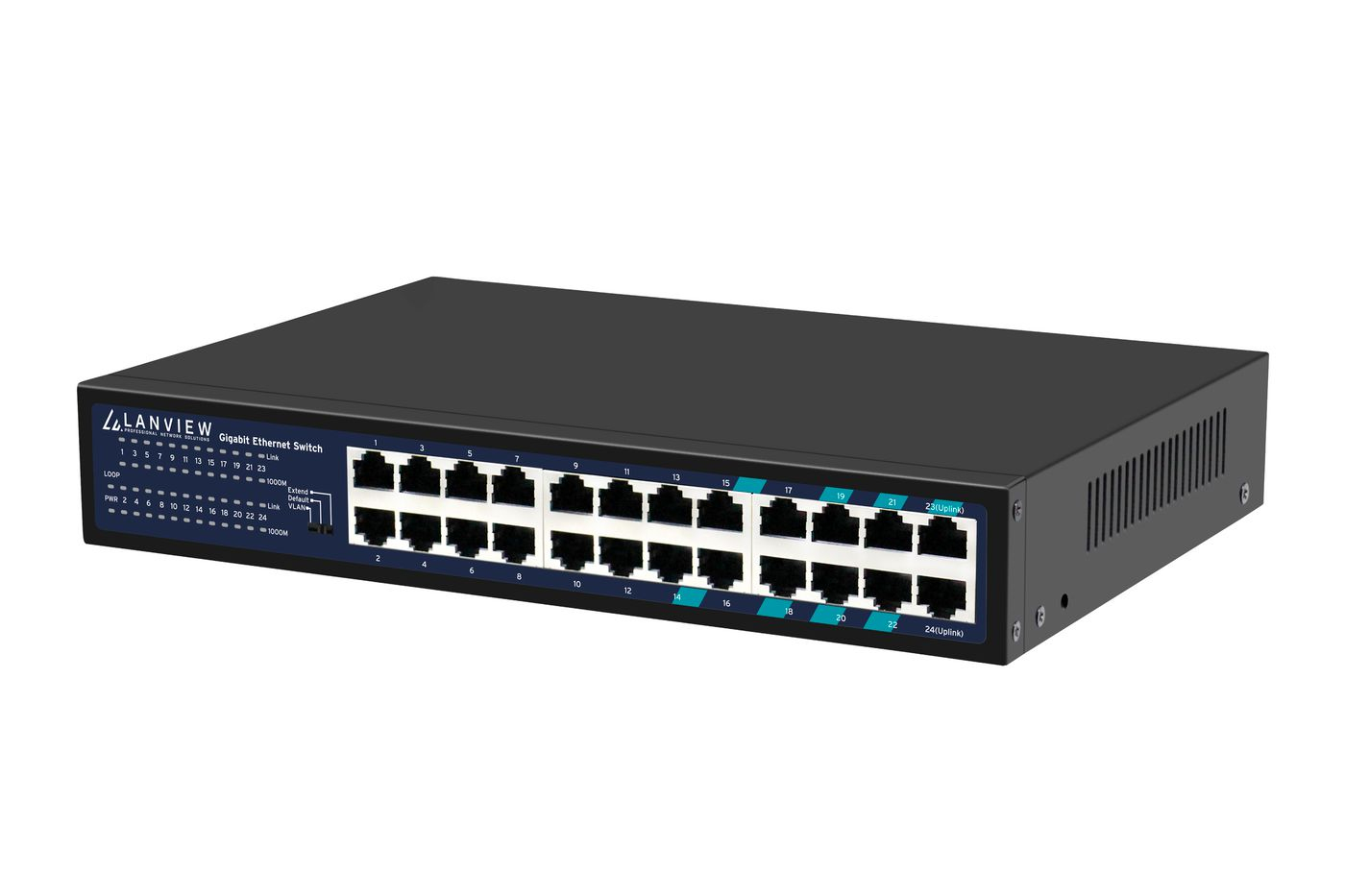 Lanview LVN-1U-24PORT-1G network switch Unmanaged Gigabit Ethernet (10/100/1000) – image 3