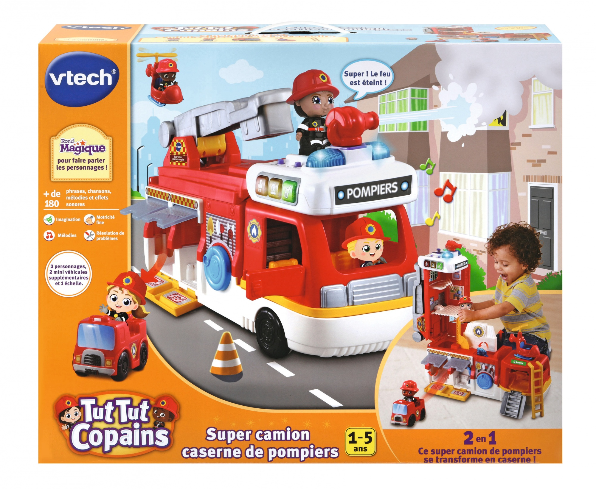 صورة جهاز تتبع بنظام تحديد المواقع الجغرافية VTech 80-529805 بلاستيك متعدد الألوان (عمر 1-5 سنوات)