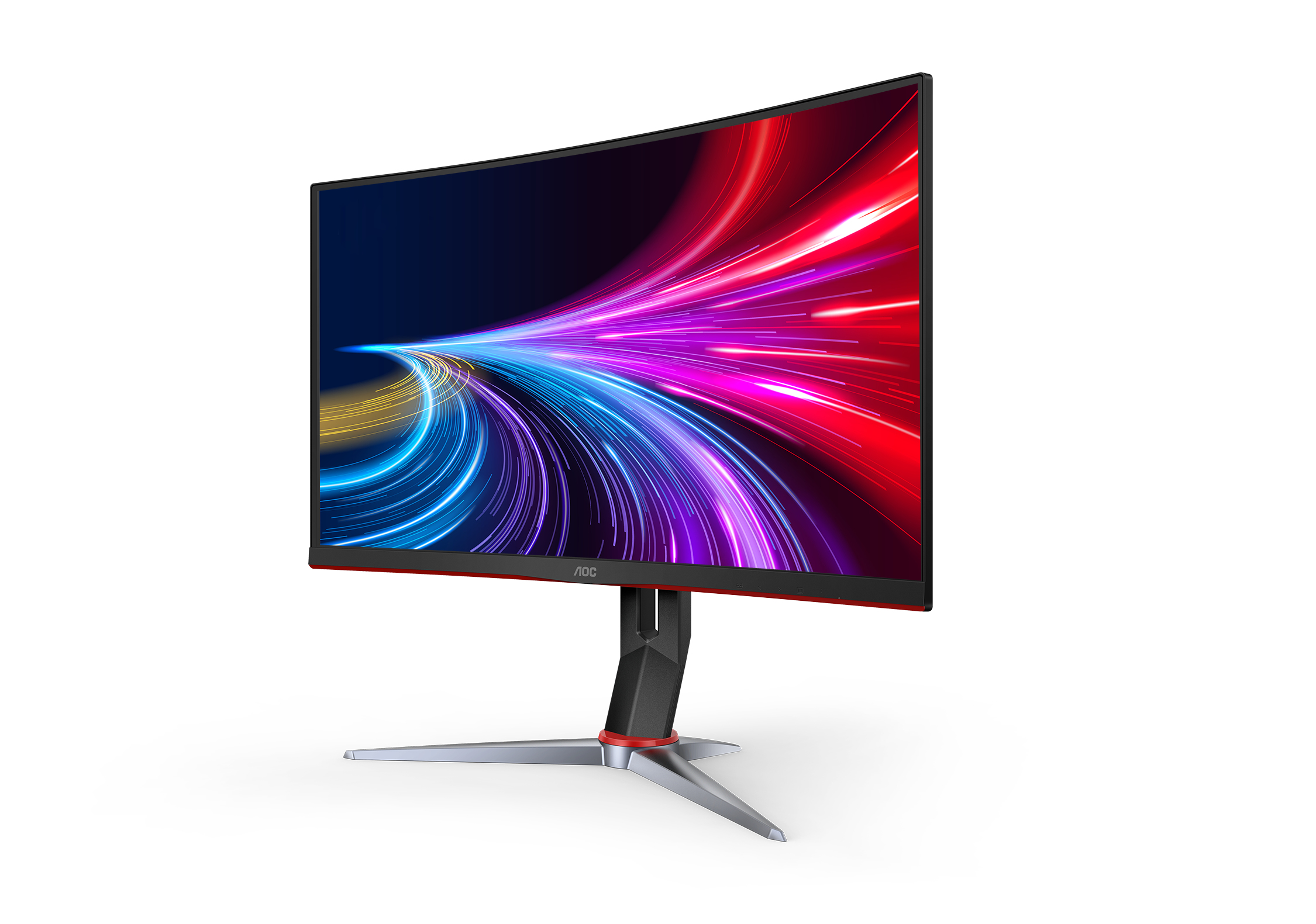AOC C27G2Z computer monitor 68.6 cm (27″) 1920 x 1080 pixels Full HD Black, Red, Silver image 2
