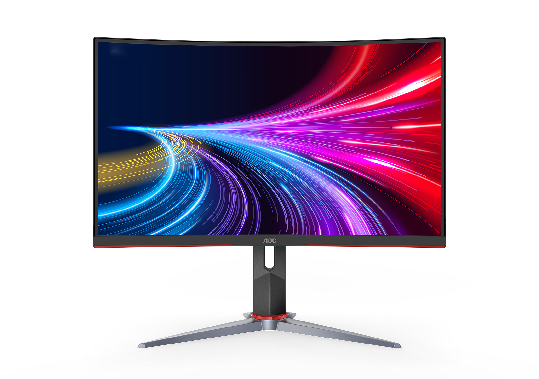 AOC C27G2Z computer monitor 68.6 cm (27″) 1920 x 1080 pixels Full HD Black, Red, Silver image 7