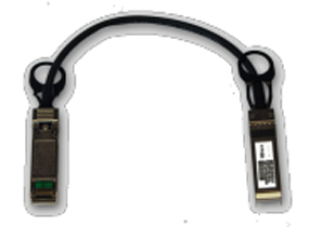 SilverNet 10G-DATAC-05-C fiberoptikkablar 5 m SFP+ DAC Svart