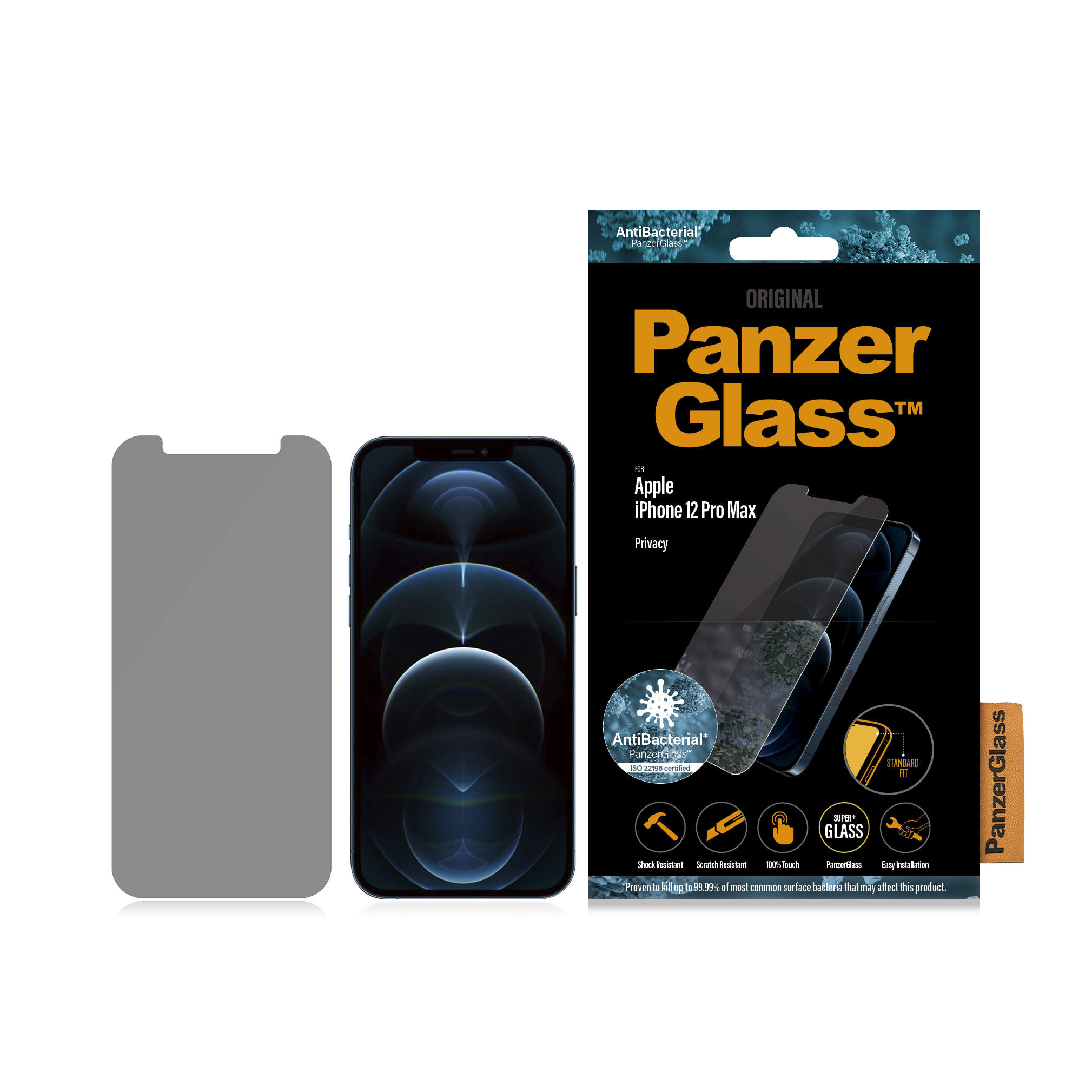 PanzerGlass P2709 skärm- och baksidesskydd till mobiltelefon Genomskinligt skärmskydd Apple 1 styck