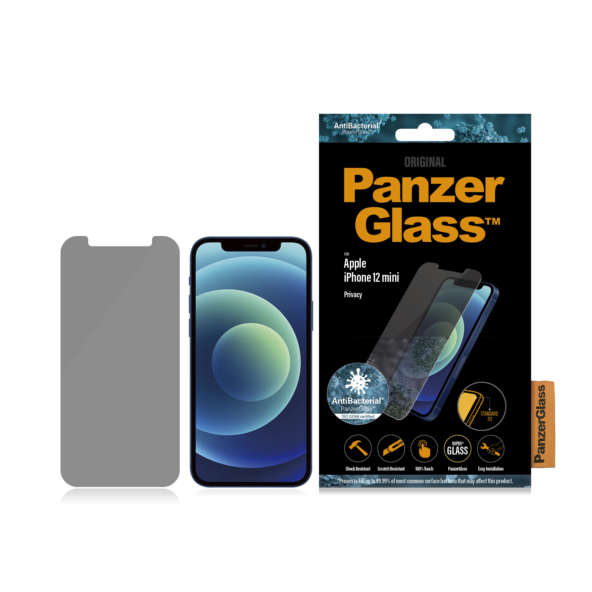 PanzerGlass P2707 skärm- och baksidesskydd till mobiltelefon Genomskinligt skärmskydd Apple 1 styck