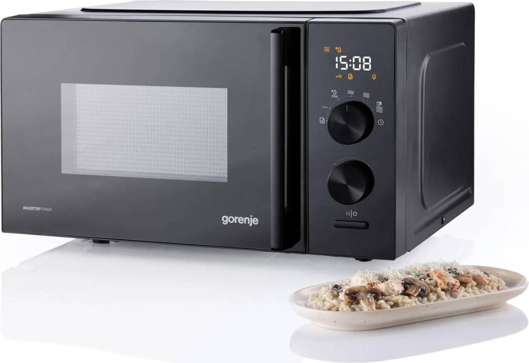 Gorenje MO20AE1B5 Black Solo microwave Countertop – image 2