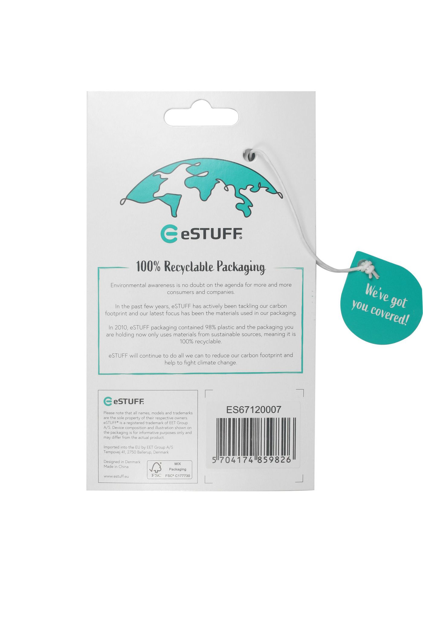 eSTUFF ES67120007 mobile phone case Cover Black – image 3