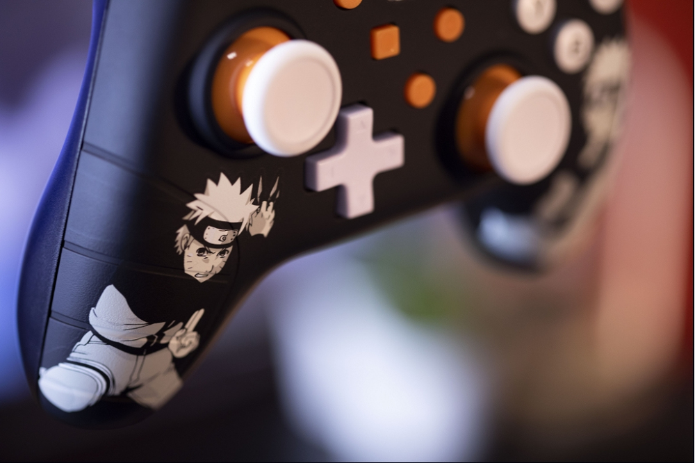 Konix Naruto 80381116686 Gaming Controller Black USB Gamepad Nintendo Switch, PC – image 7
