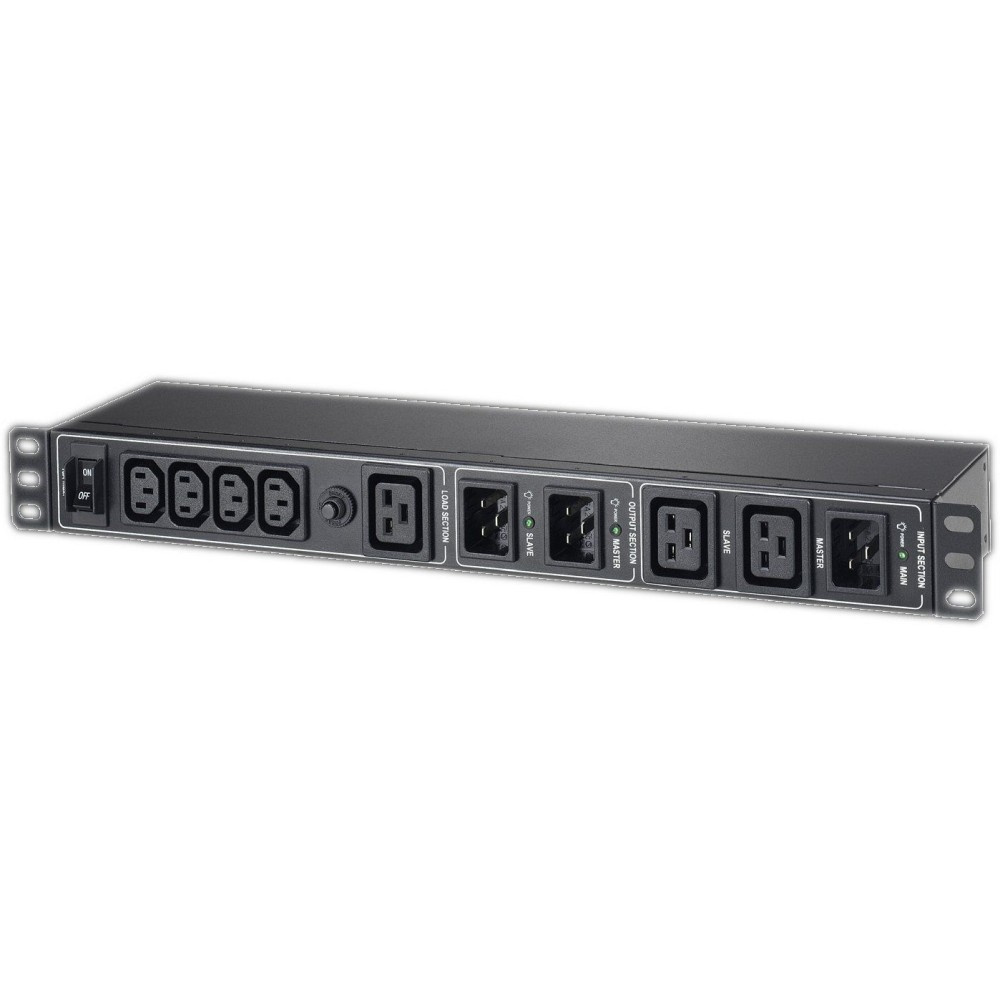 Techly IUPS-SRA16-A3 power distribution unit (PDU) 9 AC outlet(s) 1U Black – image 1