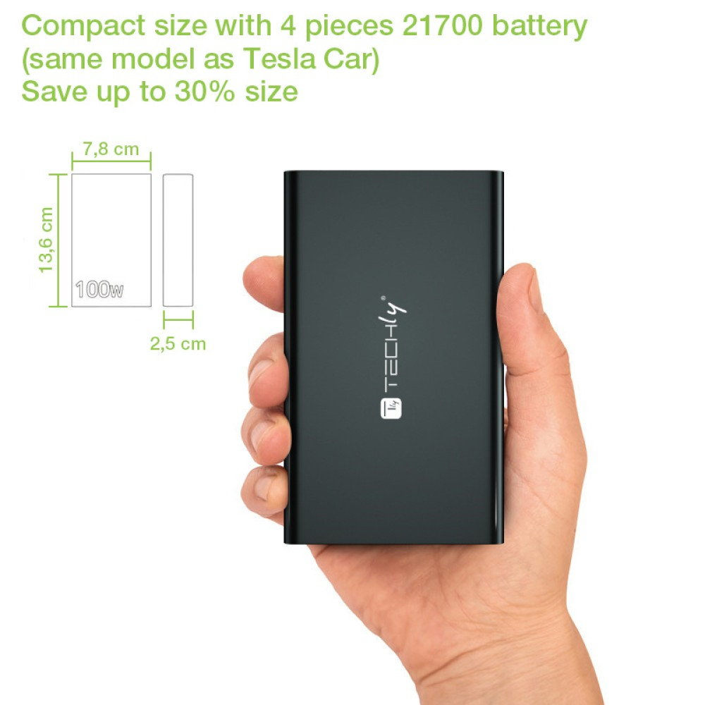 Techly I-CHARGE-20A-100W power bank Lithium Polymer (LiPo) – image 6