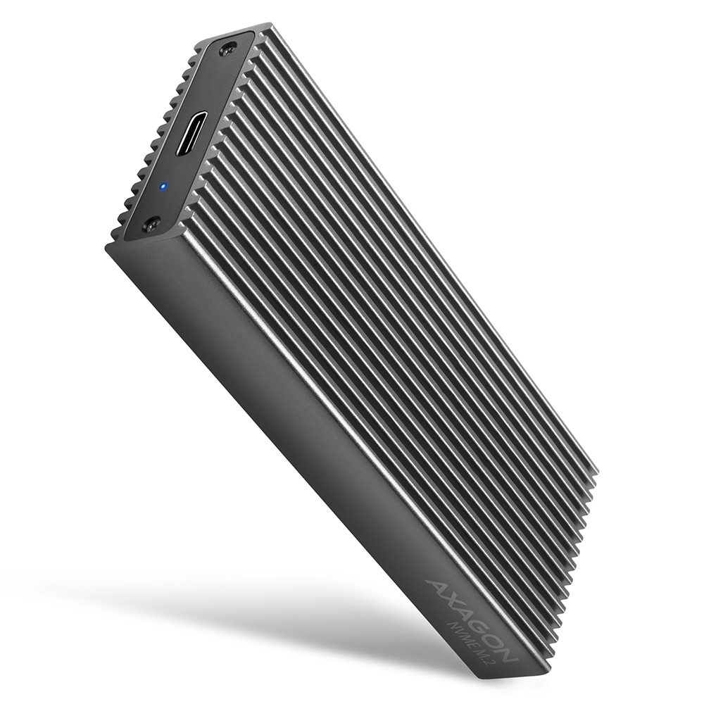 Axagon EEM2-XR custodia per unità di archiviazione Cover Metallo Argento