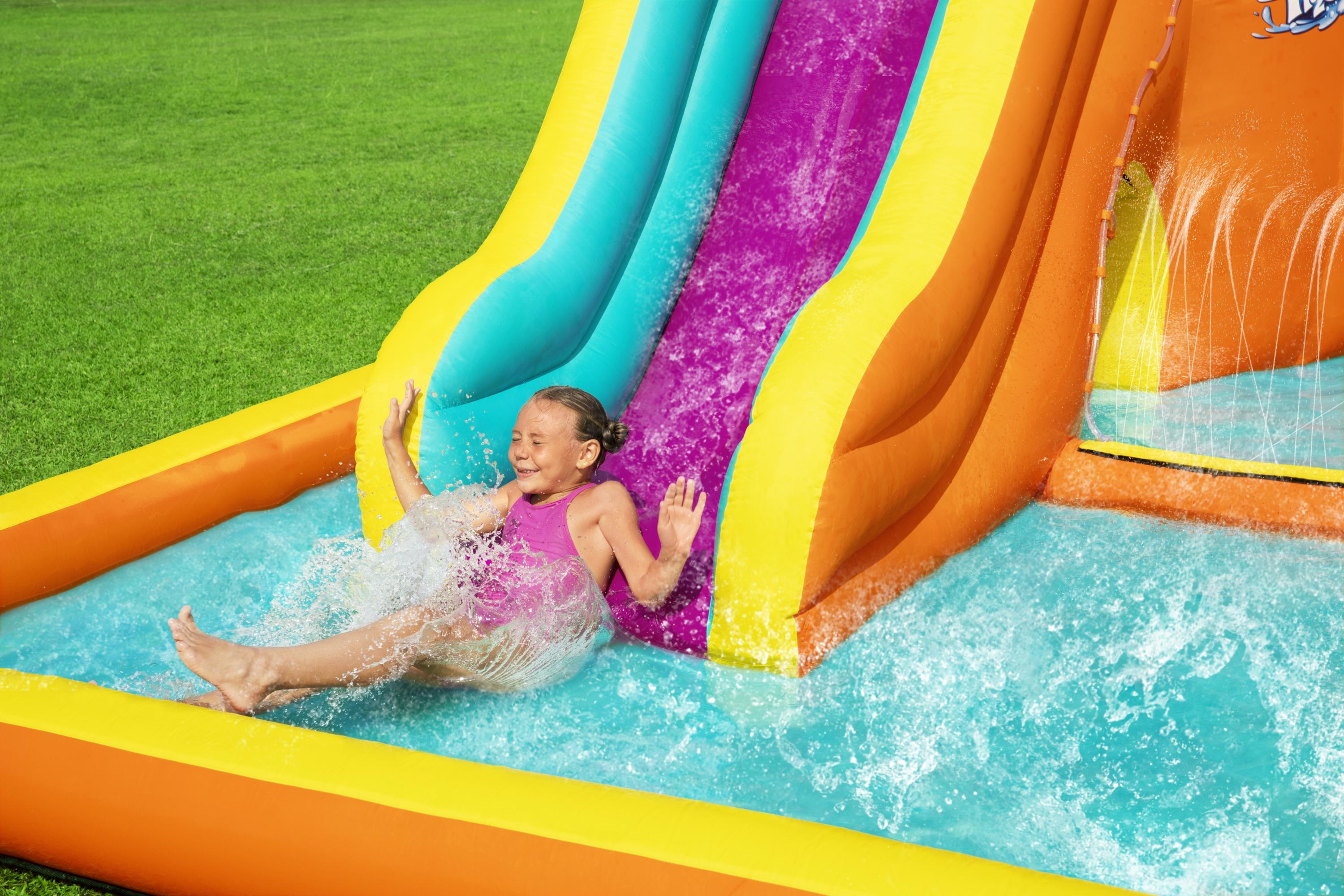 صورة Bestway H2OGO! 18'6" x 12'3" x 8'8"/5.65m x 3.73m x 2.65m Tidal Tower Mega Water Park