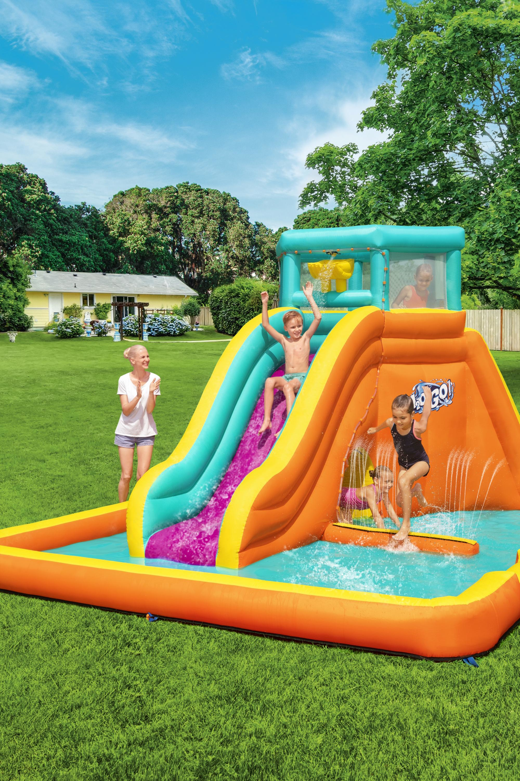 صورة Bestway H2OGO! 18'6" x 12'3" x 8'8"/5.65m x 3.73m x 2.65m Tidal Tower Mega Water Park