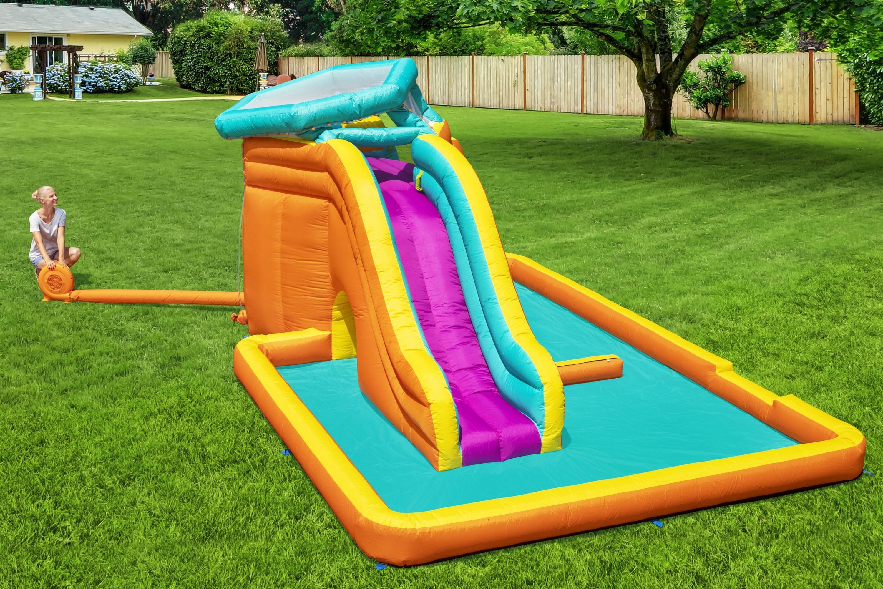 صورة Bestway H2OGO! 18'6" x 12'3" x 8'8"/5.65m x 3.73m x 2.65m Tidal Tower Mega Water Park