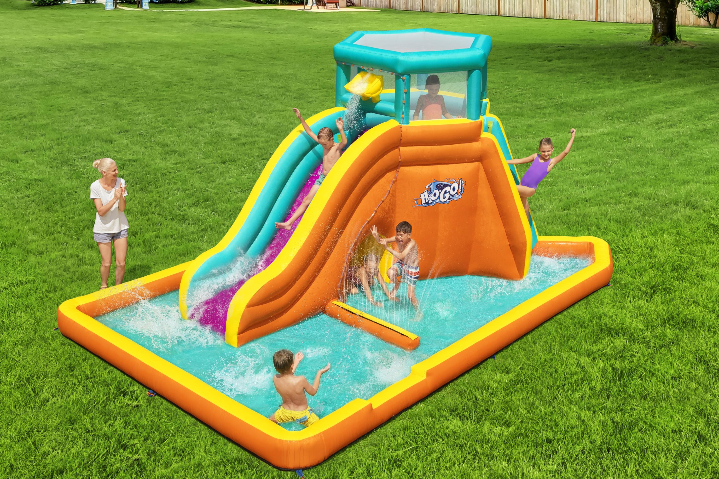 صورة Bestway H2OGO! 18'6" x 12'3" x 8'8"/5.65m x 3.73m x 2.65m Tidal Tower Mega Water Park