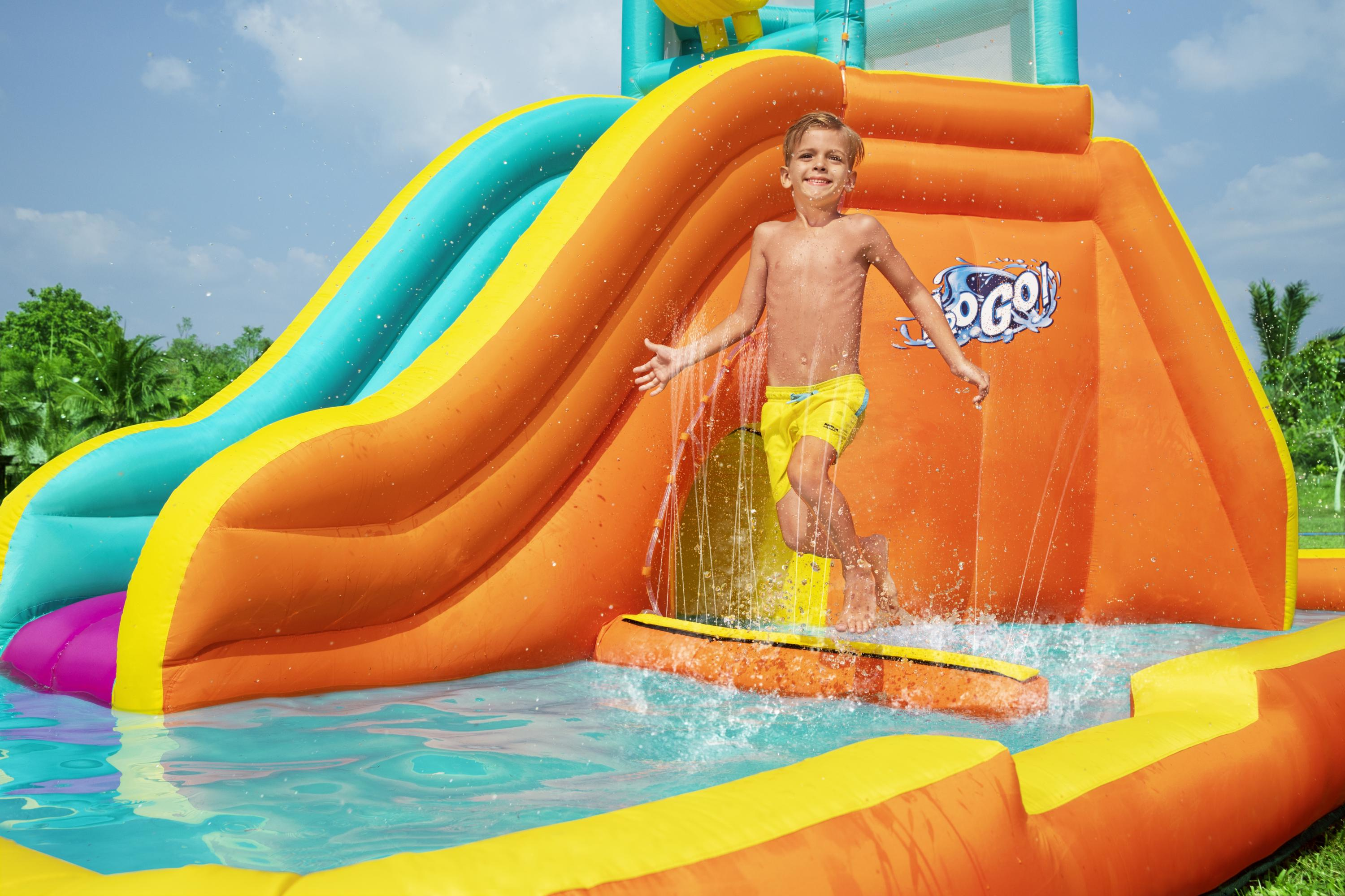 صورة Bestway H2OGO! 18'6" x 12'3" x 8'8"/5.65m x 3.73m x 2.65m Tidal Tower Mega Water Park