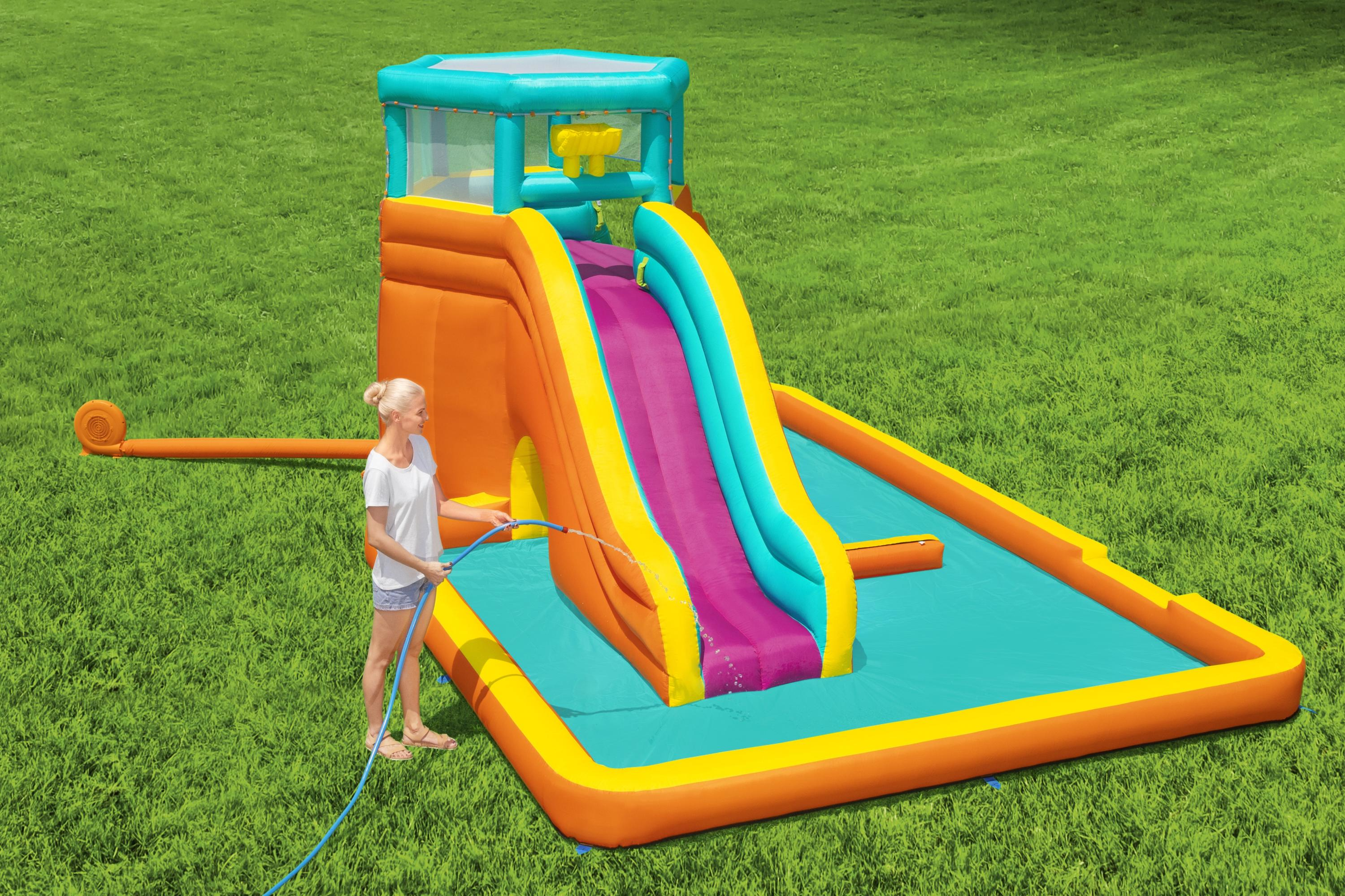 صورة Bestway H2OGO! 18'6" x 12'3" x 8'8"/5.65m x 3.73m x 2.65m Tidal Tower Mega Water Park