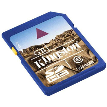 Kingston 8GB Secure Digital High Capacity SDHC Card - Class 6 SD6/8GB - Código: SD6/8GB | Compra en Guadalajara