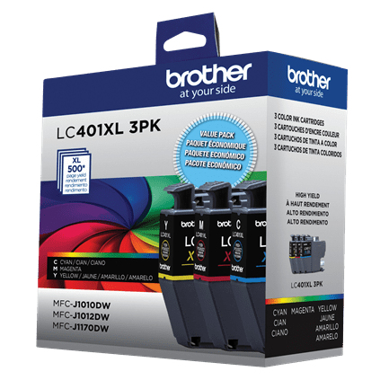 Brother LC401XL3PKS ink cartridge 1 pc(s) Original High (XL) Yield Cyan, Magenta, Yellow – image 5