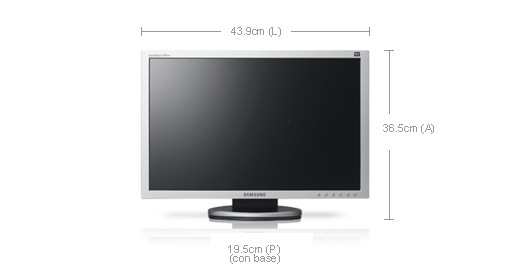 Samsung 19" LCD monitor, 1440 x 900 – image 4