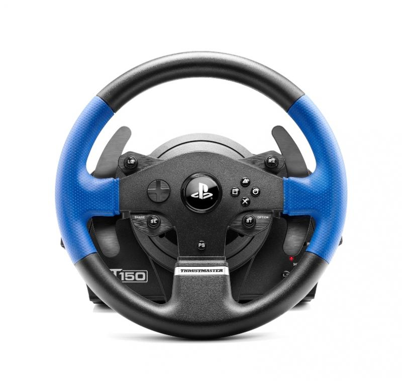 Thrustmaster 4160633 Gaming Controller Black, Blue Steering wheel + Pedals PC, PlayStation 4, Playstation 3 – image 3