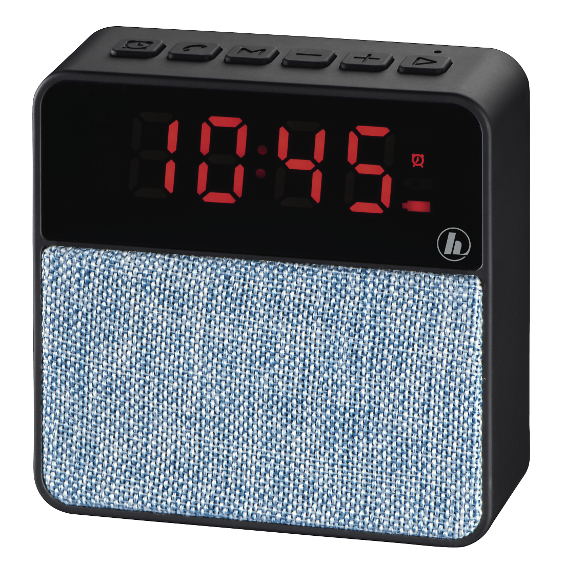 Hama Pocket Clock Mono portable speaker Blue 3 W image 1