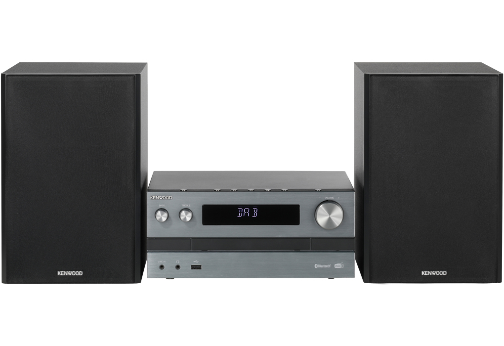 Kenwood M-918DAB-H home audio system Home audio micro system 10 W Aluminium, Black