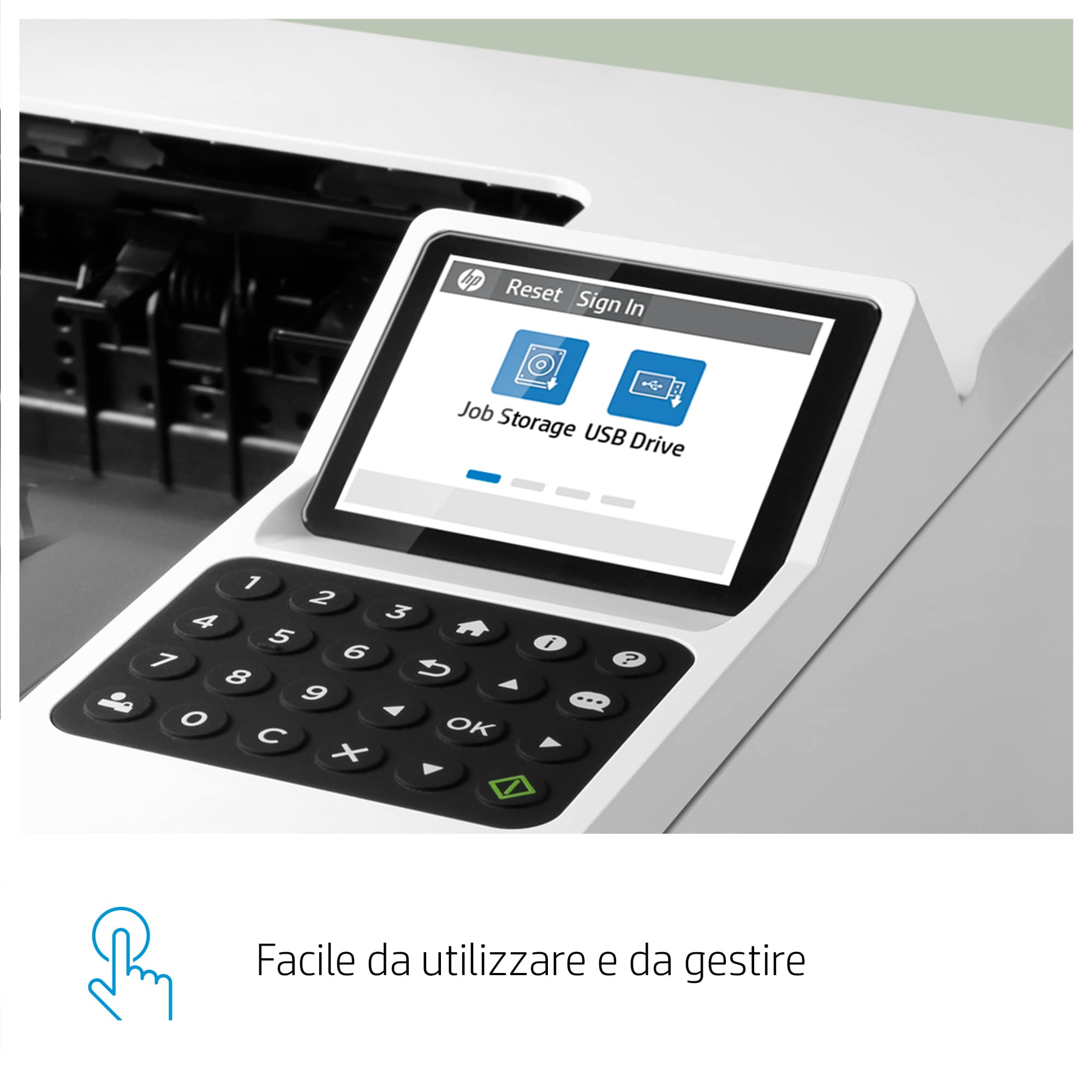 STAMPANTE HP LASER PRO LJ-M406dn 40PPM 256MB 1200MHz 350FF (100+250) DUPLEX LAN USB2.0 - Miniatura 7