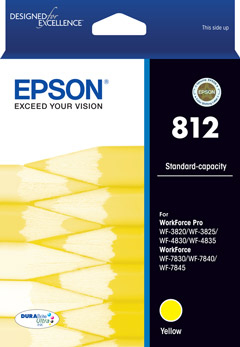 Epson 812 tindikassett 1 tk Originaal Standard Yield Kollane