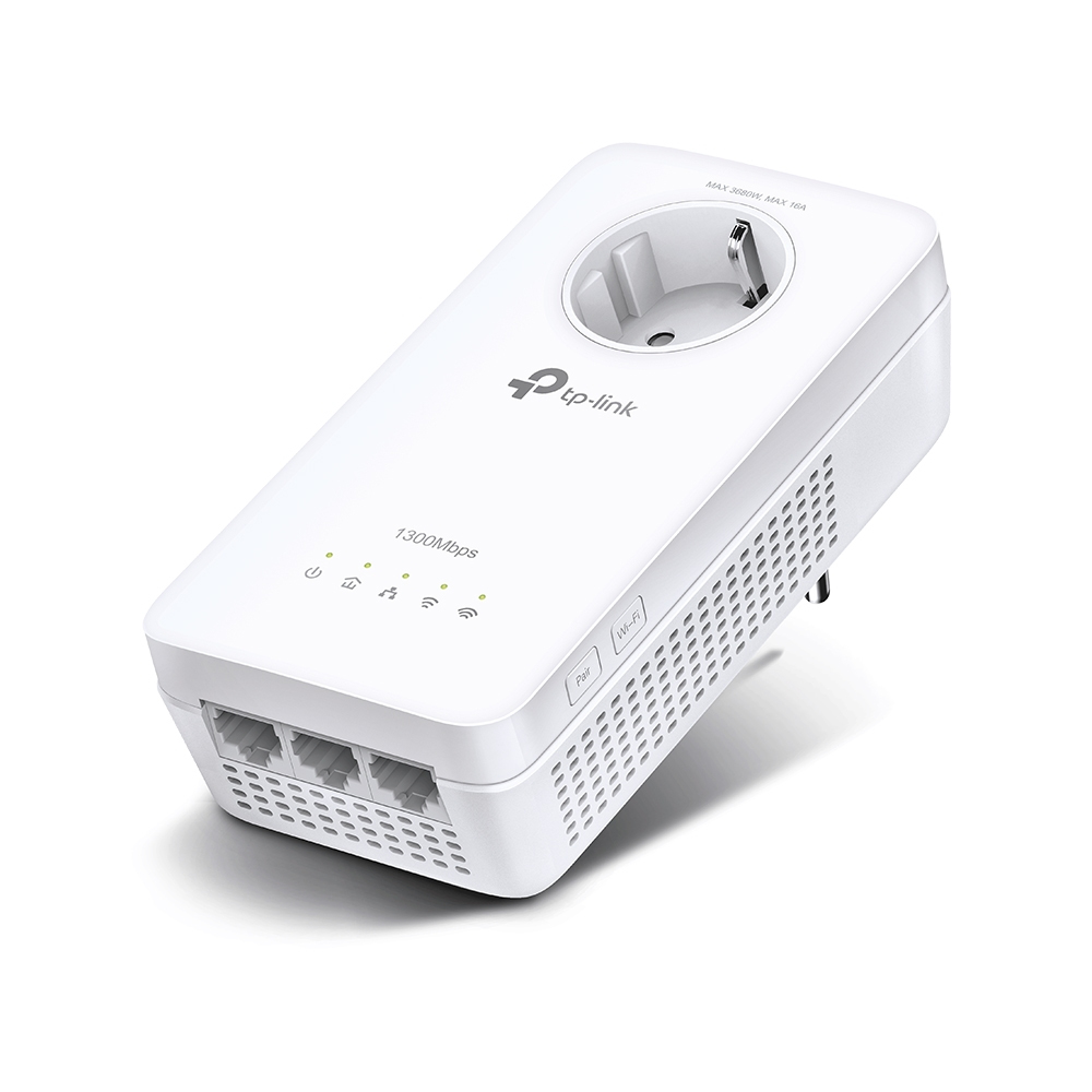 TP-Link TL-WPA8631P PowerLine-nätverksadapter 300 Mbit/s Nätverksansluten (Ethernet) Wi-Fi Vit 1 styck