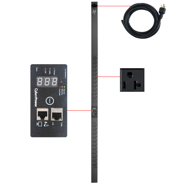 CyberPower PDU20MVT24FNET power distribution unit (PDU) 24 AC outlet(s) 0U – image 2
