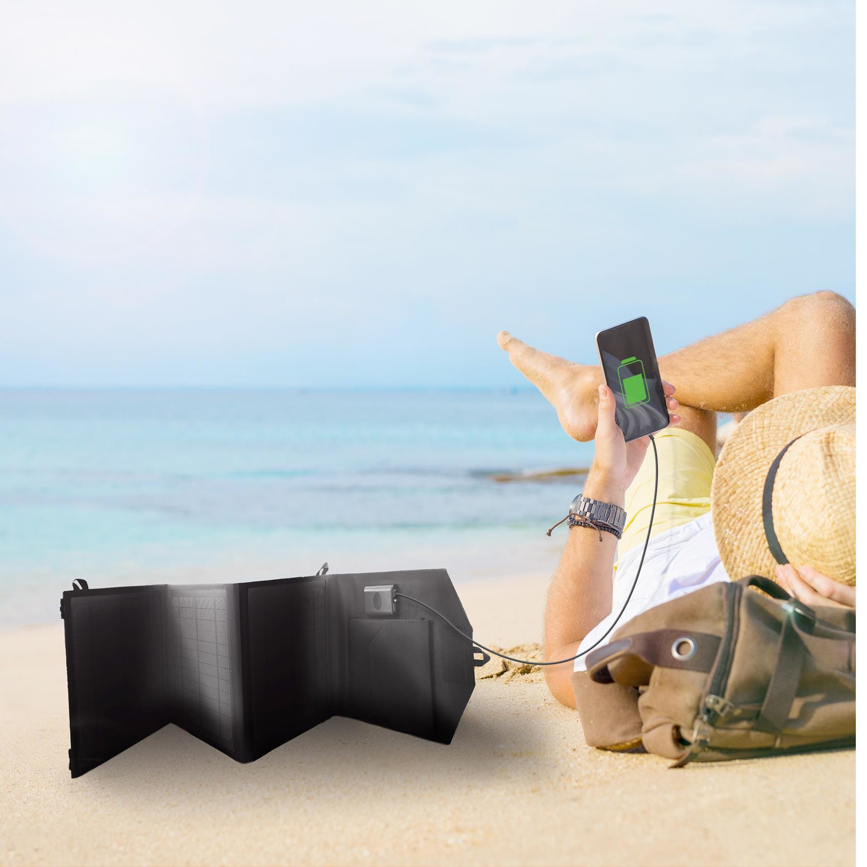 Celly SOLARMAX2USBBK mobile device charger Universal Black Solar Outdoor – image 2