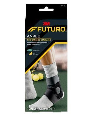 FUTURO 46645 دعامة للكاحل مقاس واحد أسود