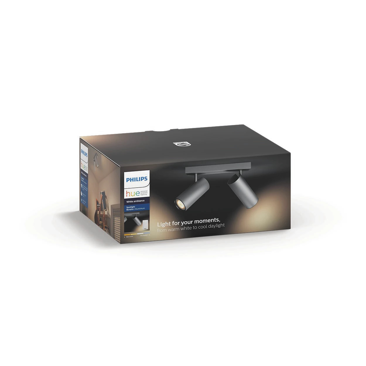 Philips by Signify Philips Hue White ambience Buratto double spotlight – image 4