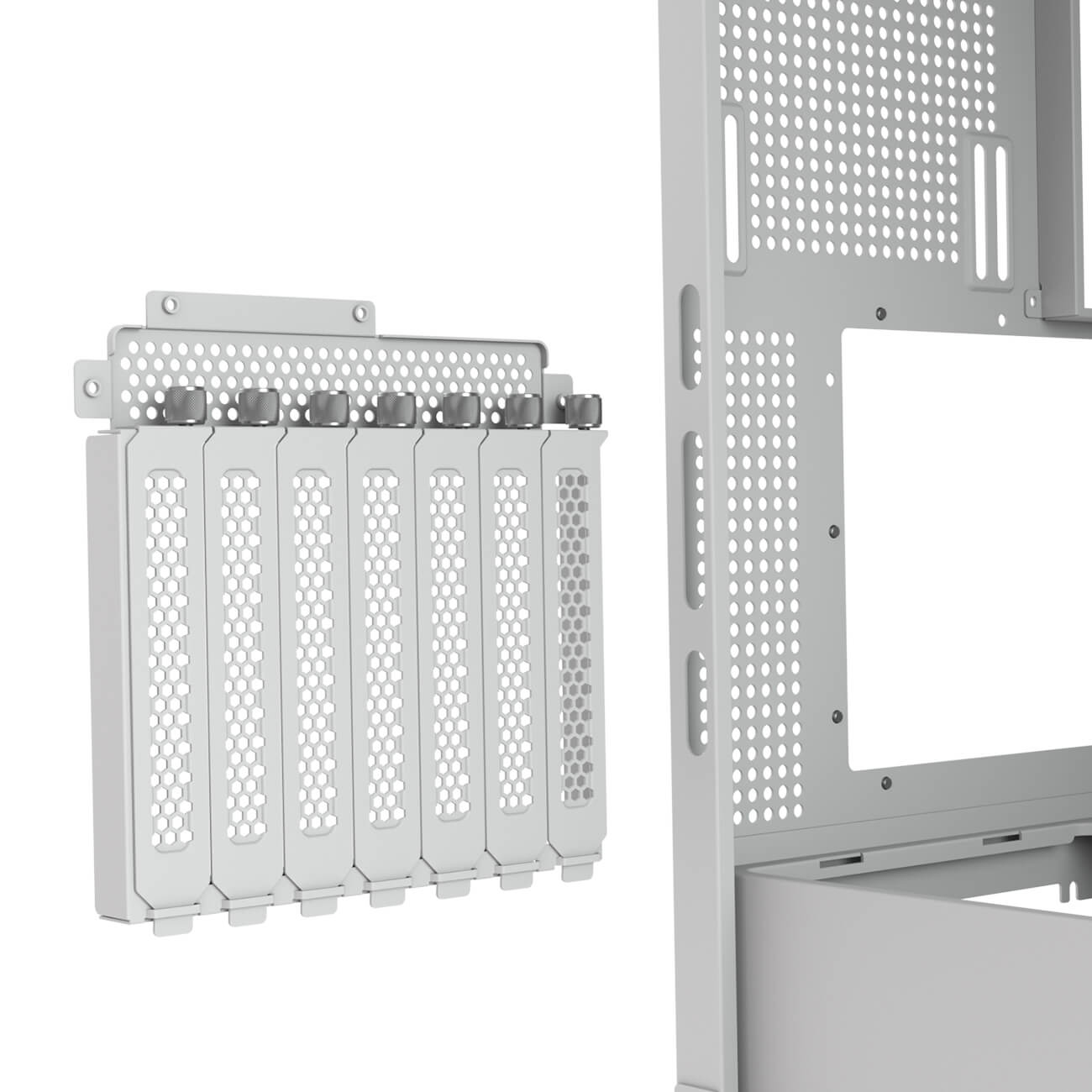 COUGAR Midi Tower Case, FV270 ARGB, White – image 7