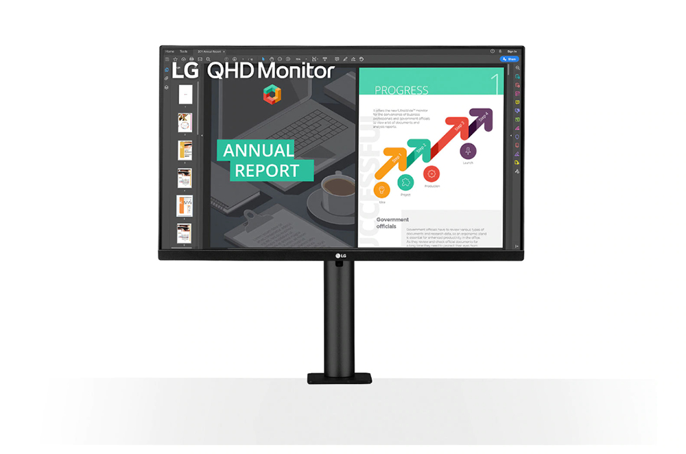 LG 27BN88Q-B computer monitor 68.6 cm (27″) 2560 x 1440 pixels Quad HD LCD Black image 2
