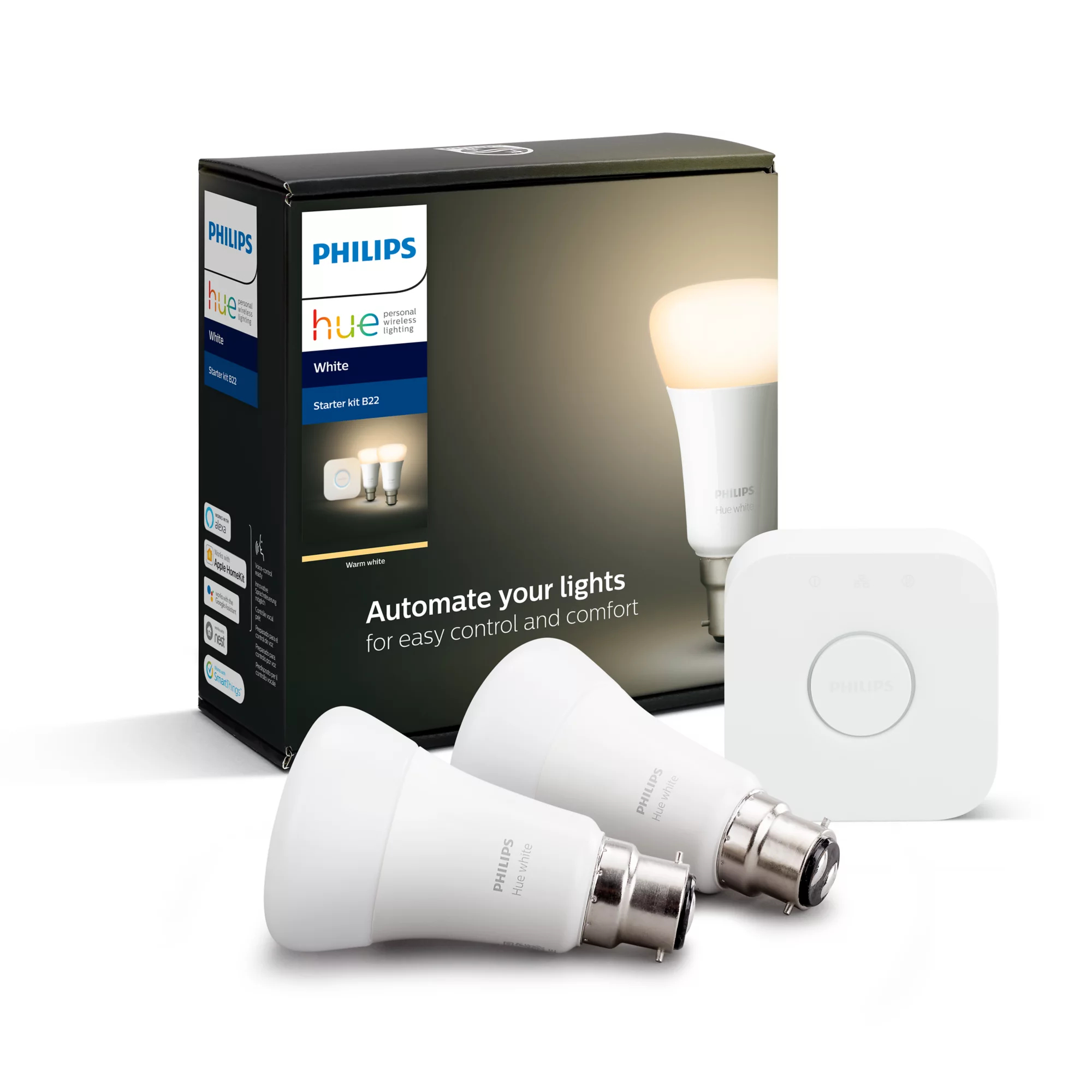 Philips by Signify Philips Hue White 8718699700584 smart lighting Smart lighting kit Bluetooth/Zigbee – image 1