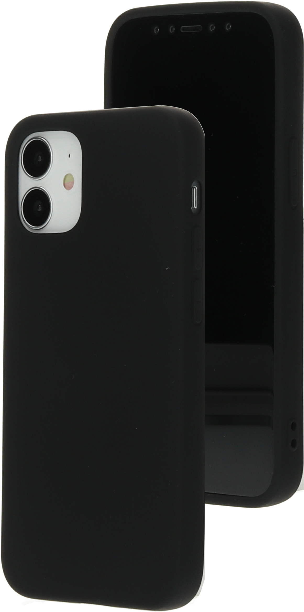 Mobiparts Silicone Cover Apple iPhone 12 Mini Black – image 1