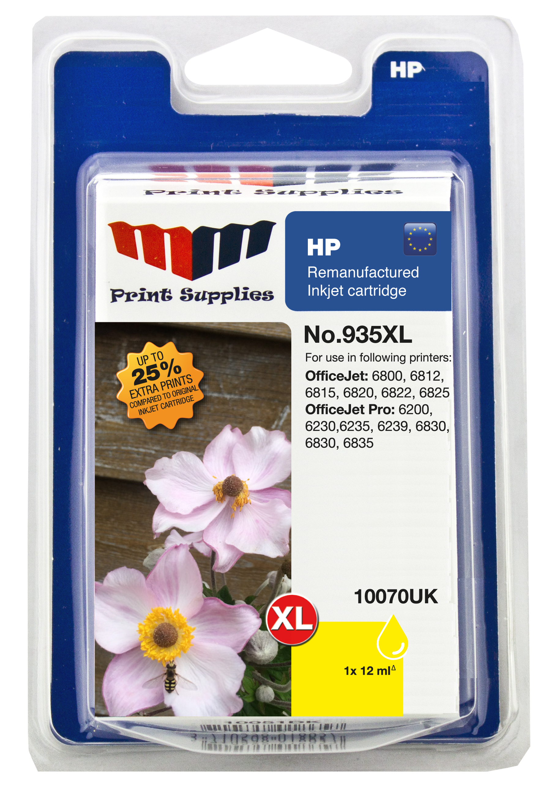 MM Yellow Inkjet Cartridge No.935XL (C2P26AE)