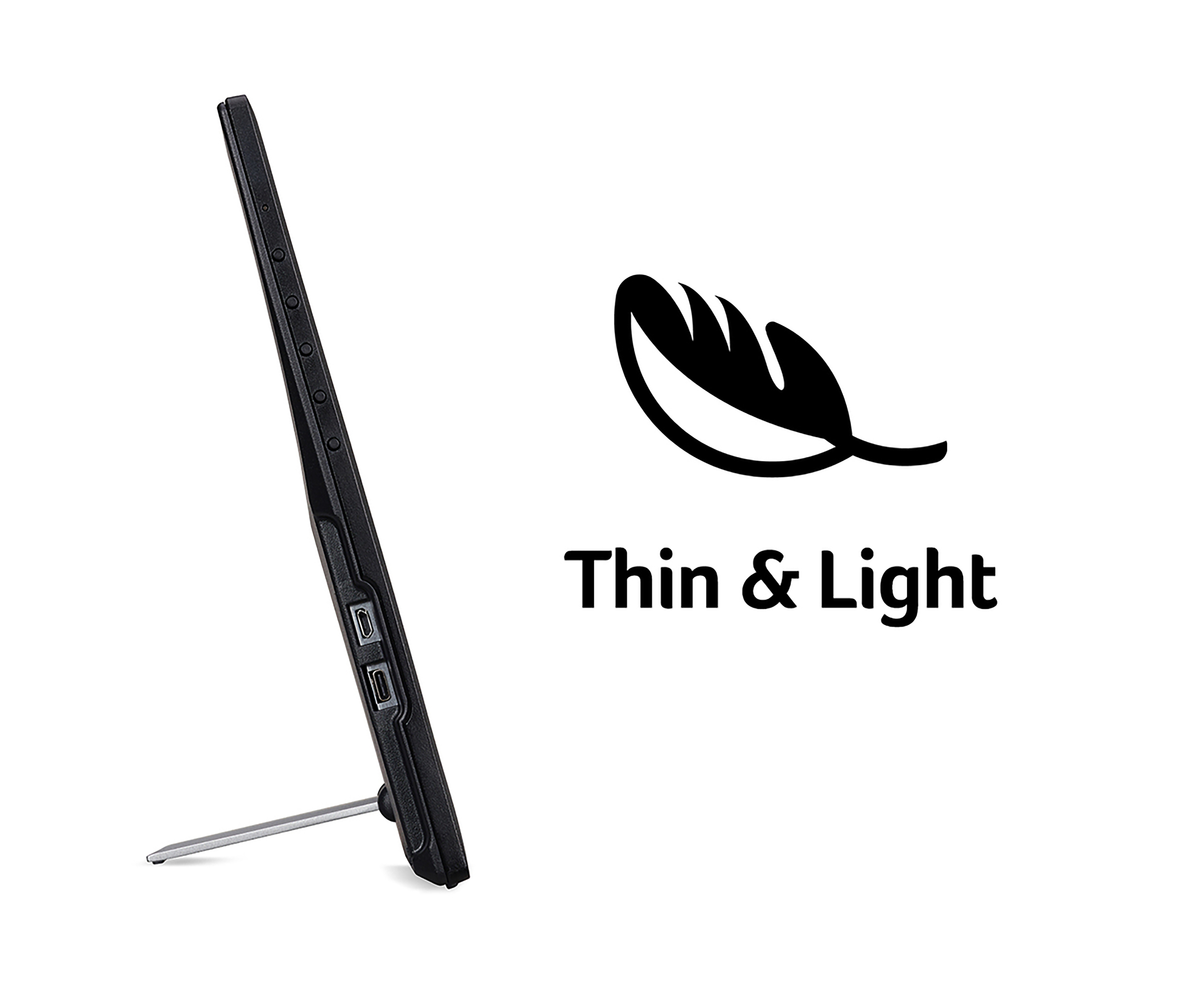 Acer PM161Qbu 15.6 inch FHD Portable Monitor (IPS Panel, 60Hz, 7ms, USB Type C, Black) image 8